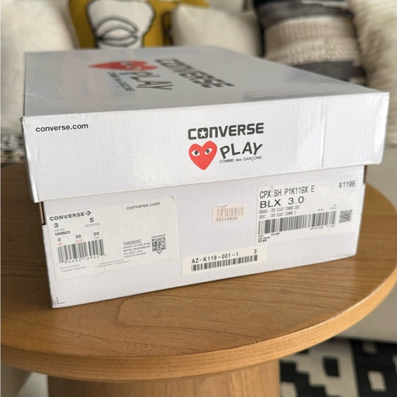 CONVERSE Comme des Garcons PLAY x Chuck 70 High Bright Blue - Picture 9 of 9